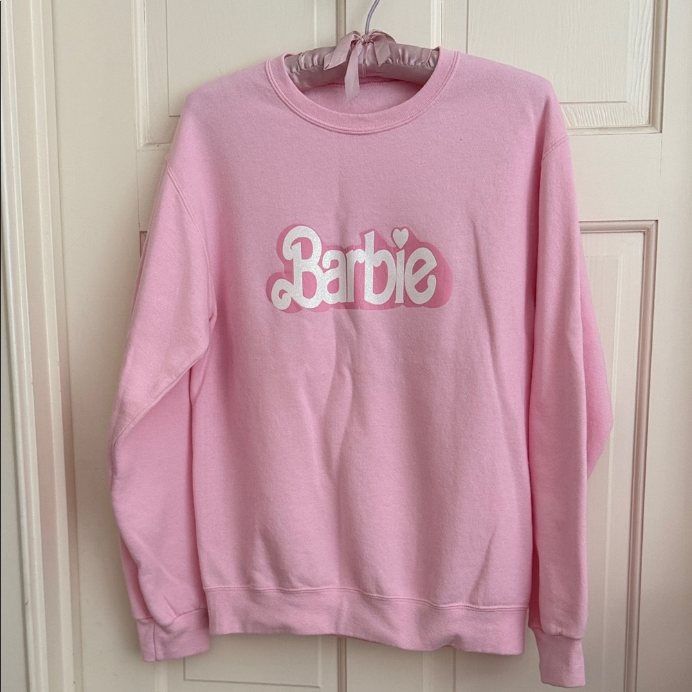Barbie Light Pink Logo Sweatshirt